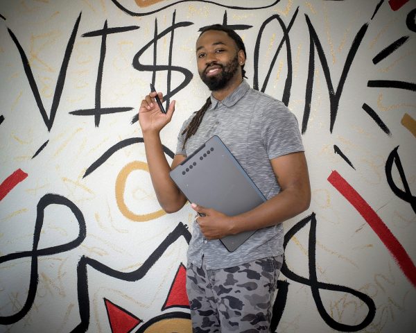 Portrait of Jordan Tate, found of Creative Duke